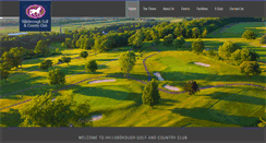 Desktop Screenshot of hillsboroughgolf.com