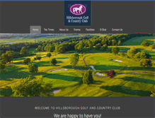 Tablet Screenshot of hillsboroughgolf.com